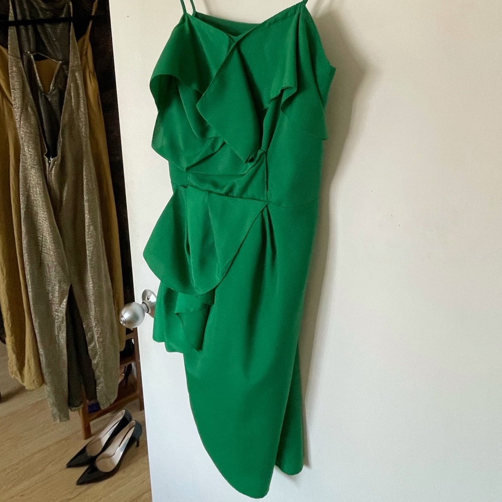 green cocktail dress